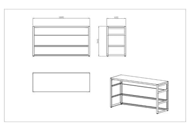 Nordic Line - Baarimoduuli 180 cm