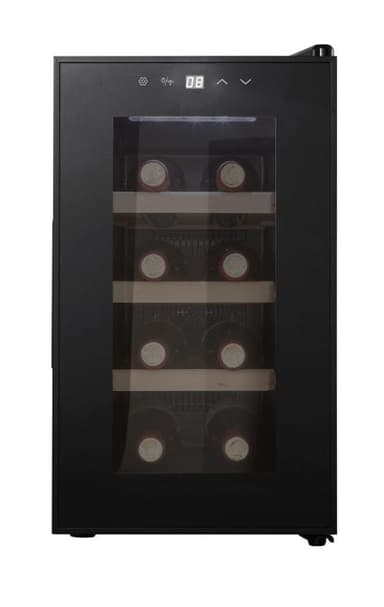 Vapaastiseisova termosähköinen viinikaappi - Northern Collection 8 Black