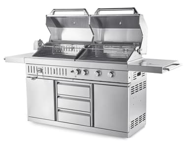 Myoutdoorkitchen - Vapaasti seisova kaasugrilli ja hiiligrilli
