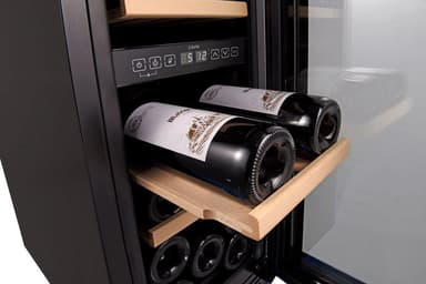 Sisäänrakennettava viinikaappi - Arctic Collection 30D Fullglass Black