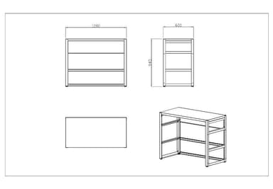 Nordic Line - Baarimoduuli 120 cm