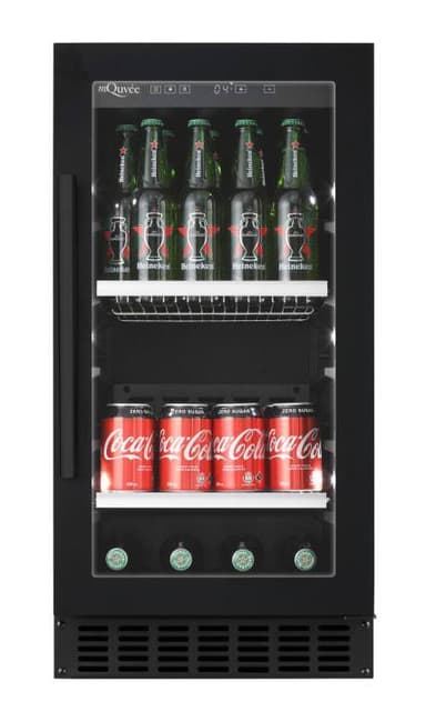 Sisäänrakennettava olutkaappi / juoman jäähdytin - BeerServer 40 Anthracite Black