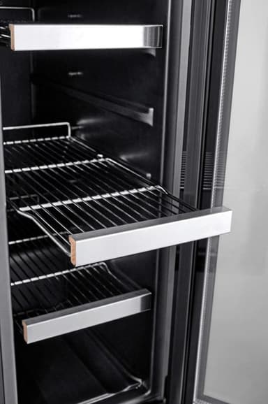 Sisäänrakennettava Viini- ja olutkaappi - Arctic Collection 60 Duo Fullglass Black