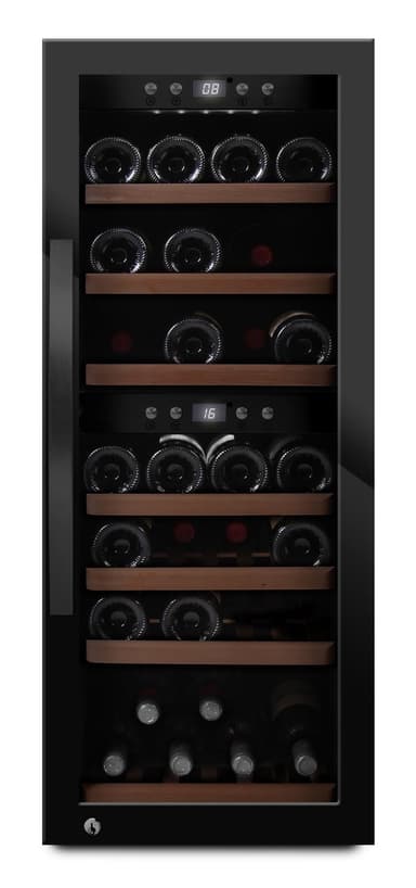Vapaasti seisova viinikaappi - WineExpert 38 Fullglass Black