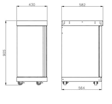 Myoutdoorkitchen - Stainless Collection - Säilytyskaappimoduuli