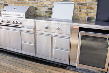 Myoutdoorkitchen - Inox Range - Moduuli sivupolttimella