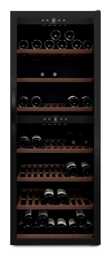 Vapaasti seisova viinikaappi - WineExpert 126 Fullglass Black