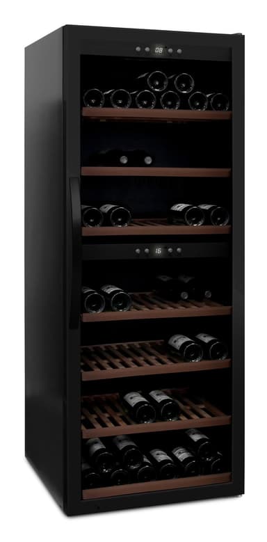 Vapaasti seisova viinikaappi - WineExpert 126 Fullglass Black