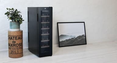 Vapaastiseisova termosähköinen viinikaappi - Northern Collection 14 Black