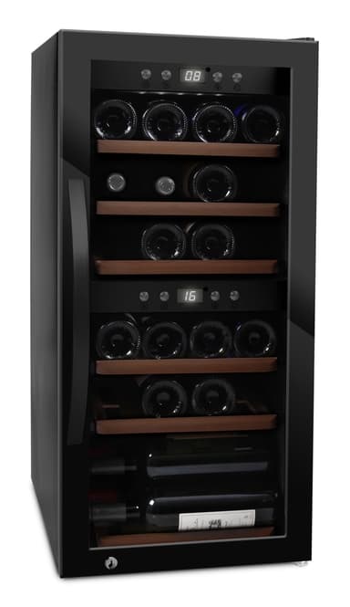 Vapaasti seisova viinikaappi - WineExpert 24 Fullglass Black
