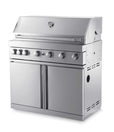 Myoutdoorkitchen - Vapaasti seisova kaasugrilli, 6 poltinta ja infrapunalämmitin