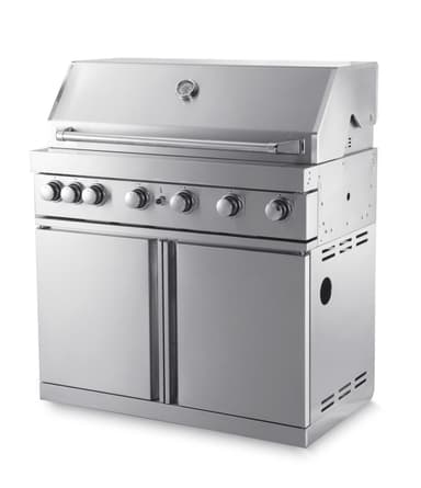 Myoutdoorkitchen - Vapaasti seisova kaasugrilli, 6 poltinta ja infrapunalämmitin