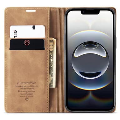 CaseMe puhelimenkotelo 013 iPhone 16e - Ruskea