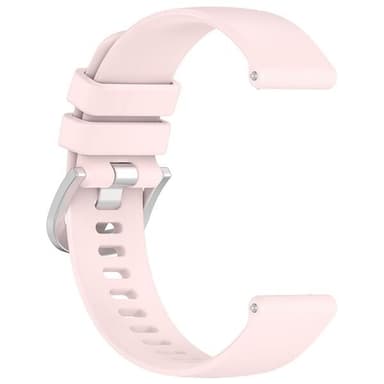 Silikoniranneke 18mm Huawei Watch GT 4 41mm - Vaaleanpunainen