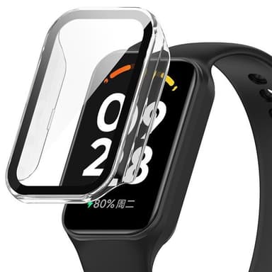 Suojakuori karkaistulla kalvolla Xiaomi Band 8 Active ja Redmi Band 2 - Kirkas