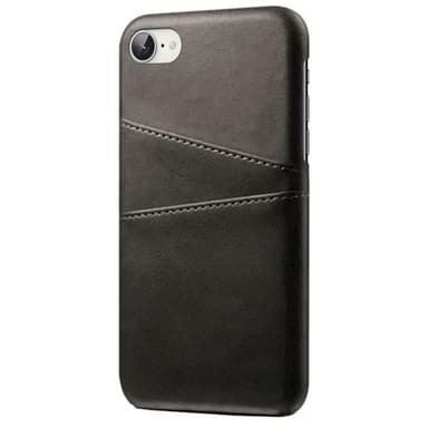 Retro kuori korttipaikoilla iPhone 16e - Tummanharmaa