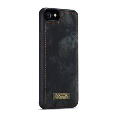 CaseMe puhelimenkotelo 008 8-kortti iPhone 16e - Musta/harmaa