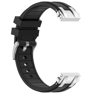 Silikoniranneke Amazfit Watch Bip 5 22mm - musta - musta