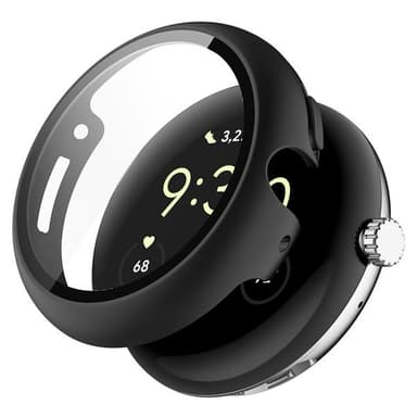 Suojakotelo ja näytönsuoja Google Pixel Watch 1/2 - kellolle - musta