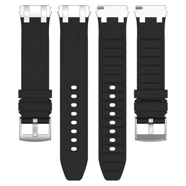 Silikoniranneke Amazfit Watch Bip 5 22mm - musta - musta