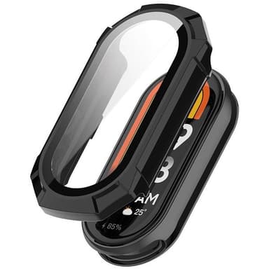 Suojakotelo näytönsuojalla Huawei Band 9 / 9 NFC - Musta