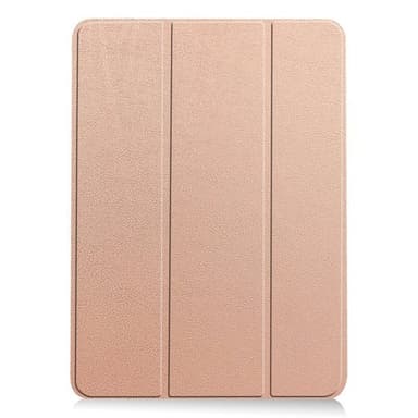 Keinonahkakotelo jalustalla iPad Air 13 (2024) - RoseGold - RoseGold