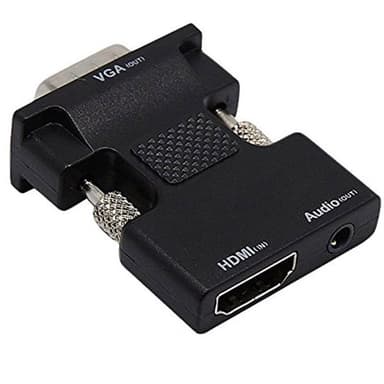 HDMI Naaras VGA + Ääni Sovitin
