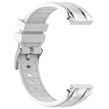 Silikoniranneke Amazfit Watch Bip 5 22mm - Valkoinen - Valkoinen
