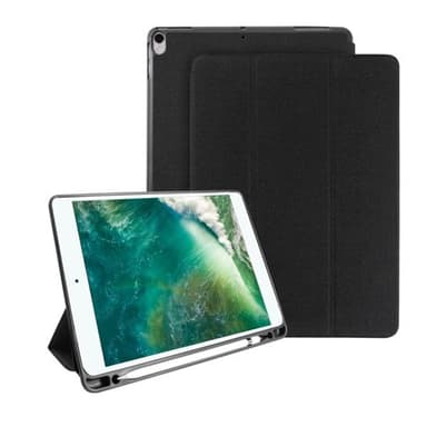 Keinonahkainen kotelo, jossa on kynäteline iPad Pro 10.5"":lle