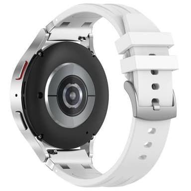 Silikoniranneke Amazfit Watch Bip 5 22mm - Valkoinen - Valkoinen