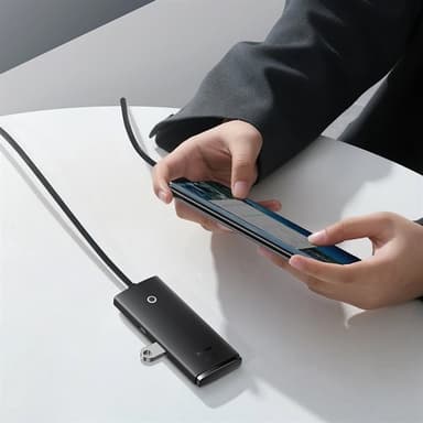 Baseus Lite -sarjan USB-keskitin 4 porttia - USB-C-4xUSB-A 3.0 2m 2m