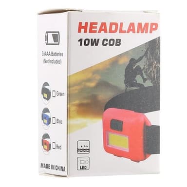 10W COB LED-otsalamppu, jossa on säädettävät valotilat