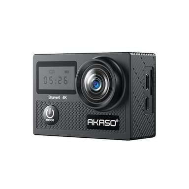 Akaso Brave 4 4K Actionkamera – 24FPS, 20MP, 3-akselinen gyroskooppi