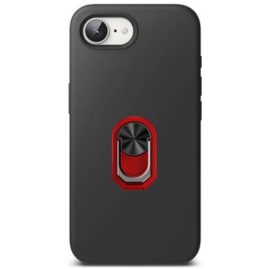 TPU sormuskotelo iPhone 16e - Punainen