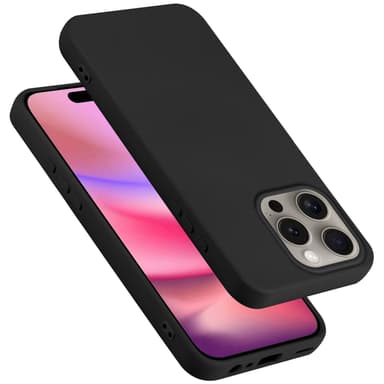 iPhone 16 PRO MAX Suojakuori Kotelo Case (Musta)