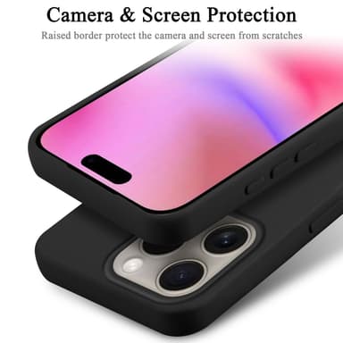 iPhone 16 PRO MAX Suojakuori Kotelo Case (Musta)