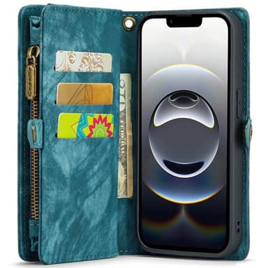 CaseMe puhelimenkotelo 008 8-kortti iPhone 16e - Sininen
