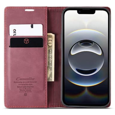CaseMe puhelimenkotelo 013 iPhone 16e - Viininpunainen
