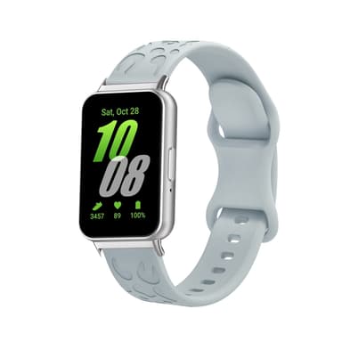 Silikoninen ranneke Samsung Galaxy Fit3:lle Harmaa