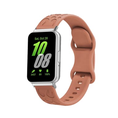 Silikoninen ranneke Samsung Galaxy Fit3:lle Ruskea