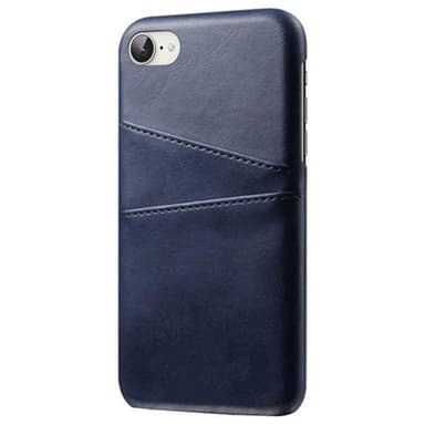 Retro kuori korttipaikoilla iPhone 16e - Sininen