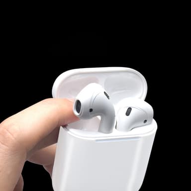 Silikoniset kuulosuojaimet AirPods 1/2 Generation -laitteille Valkoinen