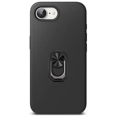 TPU sormuskotelo iPhone 16e - Musta