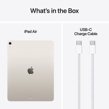 iPad Air 13 M3 256 GB WiFi (tähtivalkea)