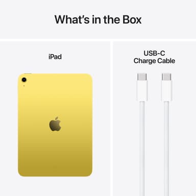 iPad 11" (11. sukupolvi) 256 GB WiFi (keltainen)