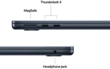 MacBook Air 13 M4 16/512 GB (keskiyö)