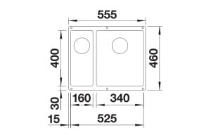 Blanco Subline 340/160-U tiskiallas (antrasiitti)
