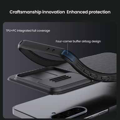 NILLKIN Samsung A36 5G CamShield Pro Series Suojakuori - Musta
