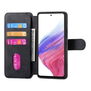 SKALO Samsung A26 5G CASENEO MW-03 Lompakkokotelo - Musta