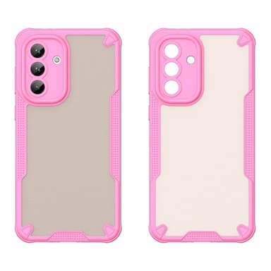 SKALO Samsung A36 5G Armor Hybrid Frosted Suojakuori - Pinkki